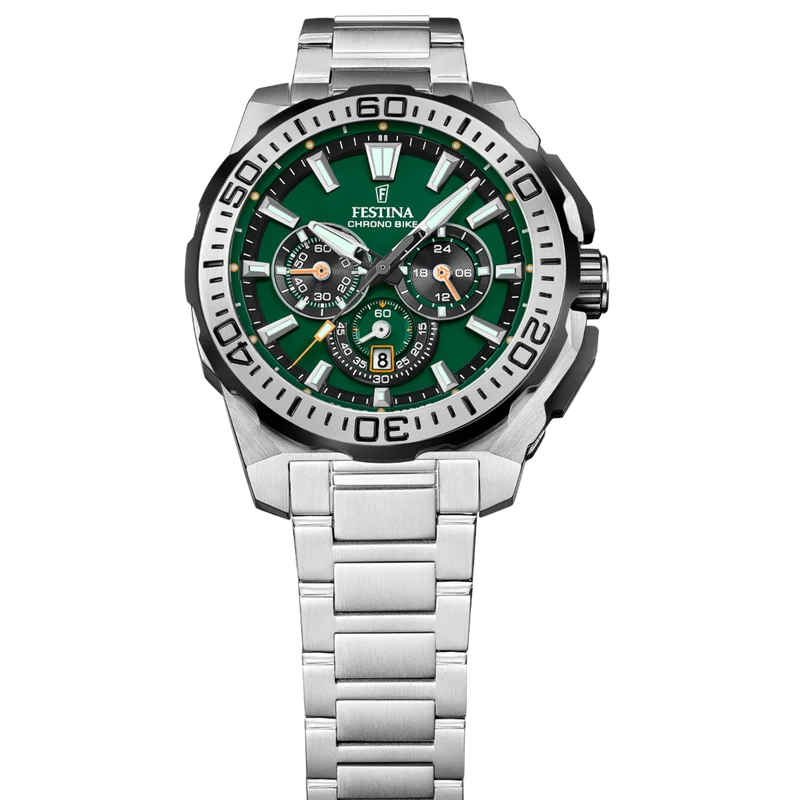 Festina Chrono Bike F20724/3 Herrenuhr • 20 ATM • Edelstahl