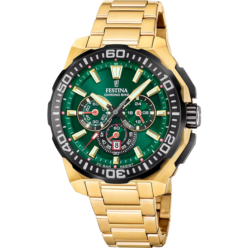 Festina Chrono Bike F20727/2 Herrenuhr • Sport-Chronograph • 20 ATM