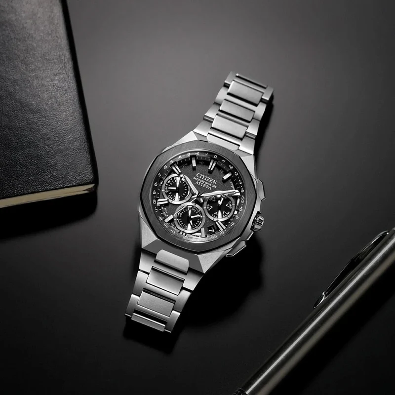 Citizen CC4104-53E Herrenuhr • Satellite Wave GPS • Super Titanium