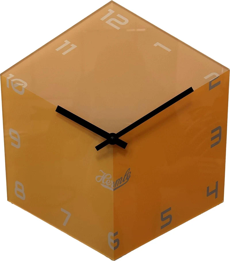 Hermle Wanduhr 36 cm • Acryl • Modernes Design • Präzises Quarzwerk