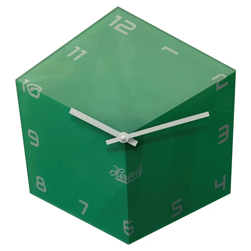 Hermle Wanduhr 34,65 cm Ø Acryl • Modernes Design • Hochwertiges Acryl