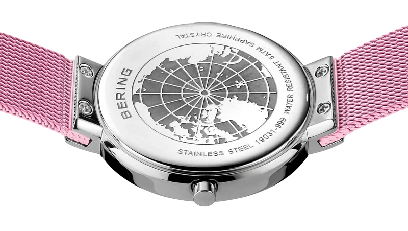 Bering Classic 19031-999-GWP Damenuhr • Saphirglas • Milanaise