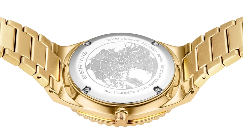 Bering Classic 18936-734 Damenuhr • Kratzfestes Saphirglas • Feines Milanaise-Armband