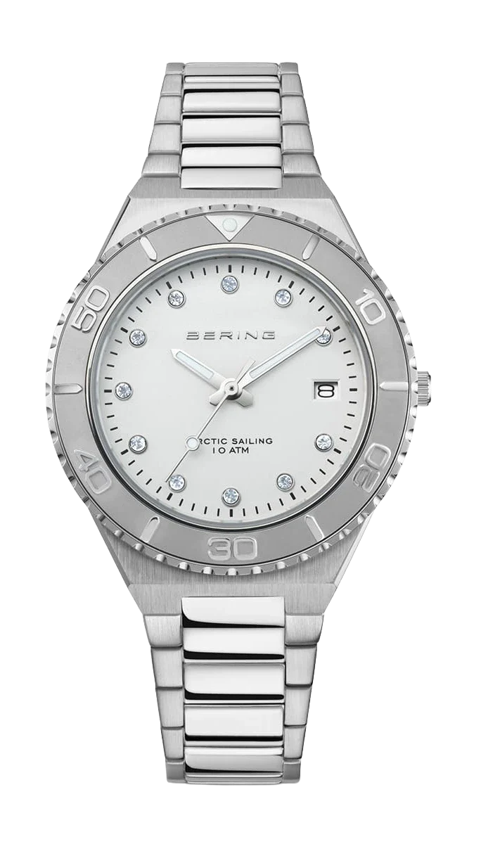Bering Classic 18936-704 Damenuhr • Kratzfestes Saphirglas • Skandinavisches Design