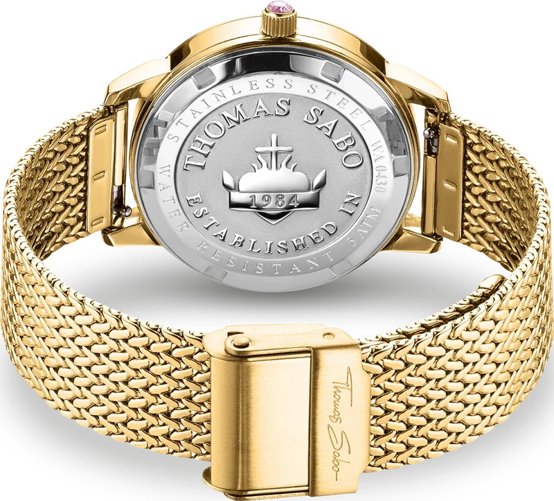 Thomas Sabo WA0429-291-207-22 Damen Uhr • Quarz • Saphirglas • Datumsanzeige