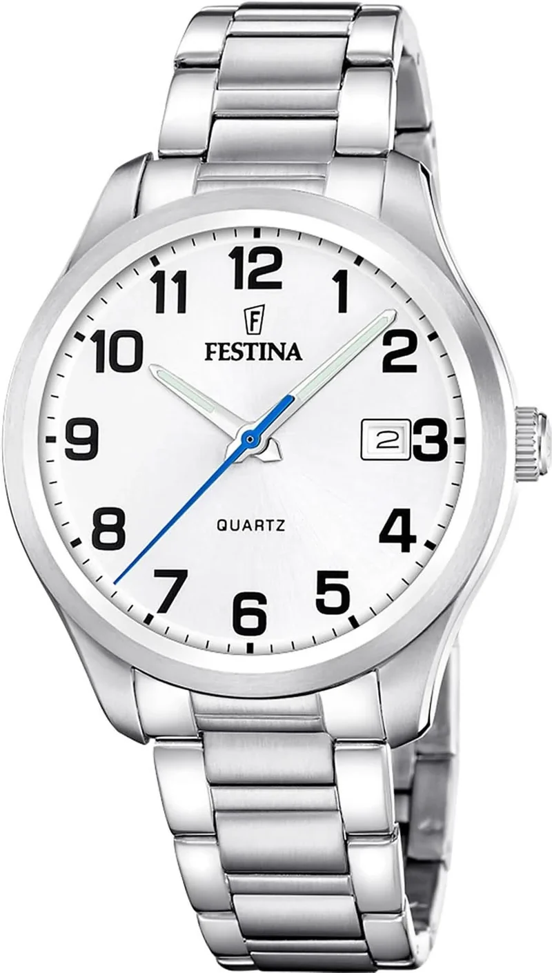 Festina Classics F20736/1 Herrenuhr • Zeitloses Design • Hochwertiger Edelstahl