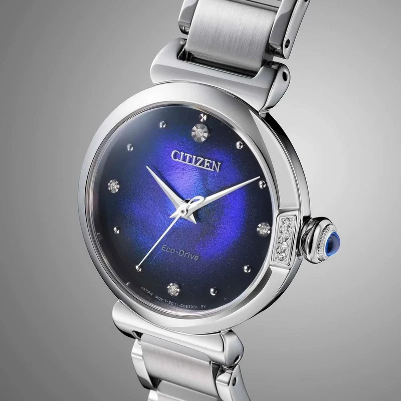 Citizen L EM1060-87L Damenuhr • Nachhaltiger Eco-Drive • 4 Diamanten