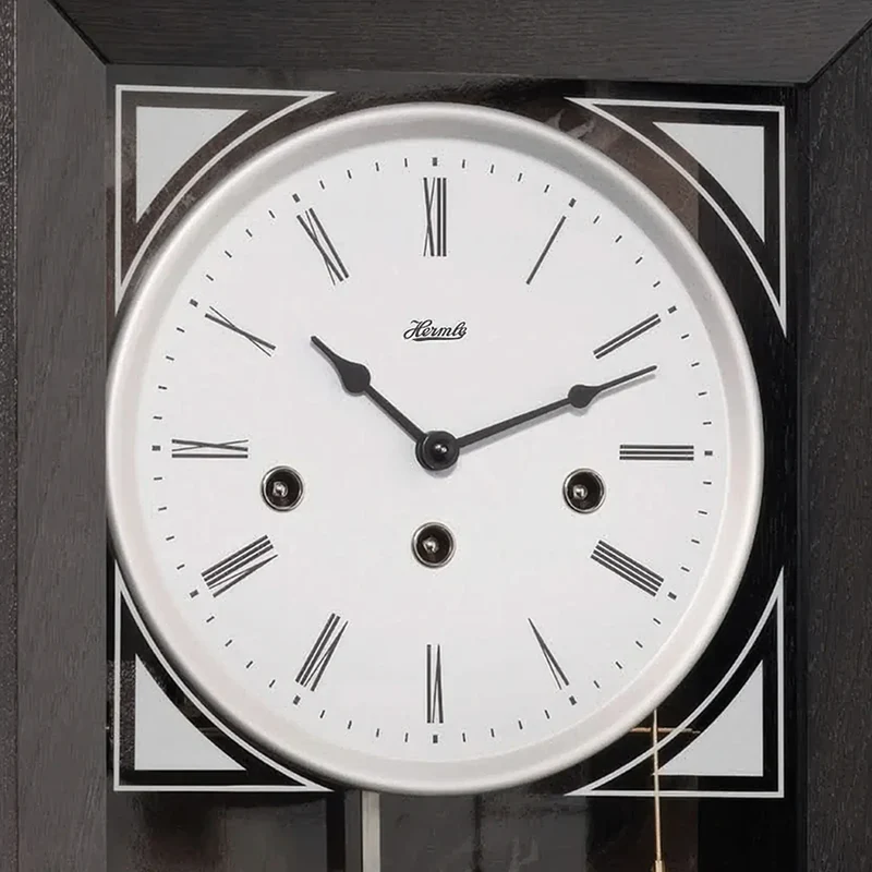 Hermle Wanduhr 64x27,5x15 cm Holz • Mechanisches Uhrwerk • Westminster Melodie