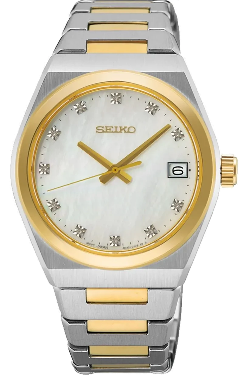 Seiko Conceptual SUR604P1 Damenuhr • Japanisches Quarzwerk • Bicolor