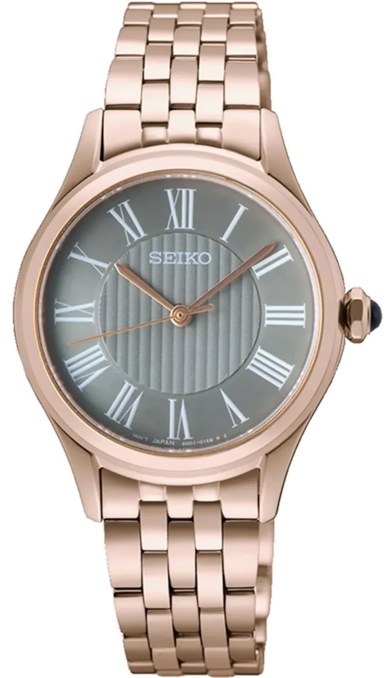 Seiko Classic SUR614P1 Damenuhr • Saphirglas • Roségold-Design