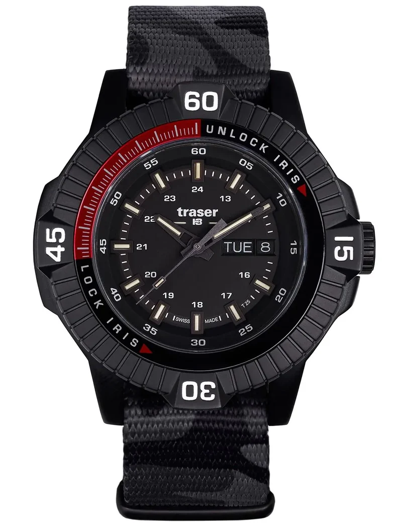 Traser P99 Iris 111460 Herrenuhr • Trigalight • Swiss Made