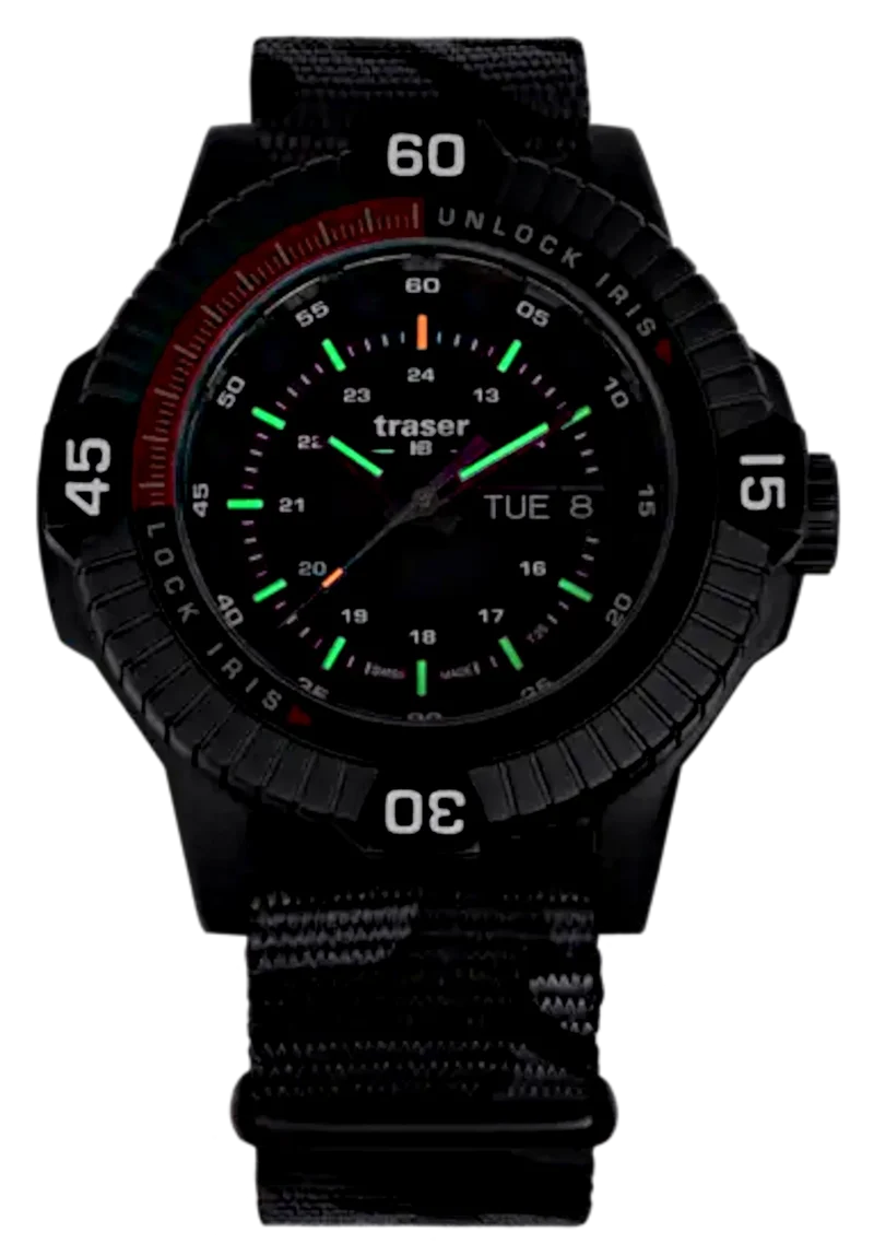 Traser P99 Iris 111460 Herrenuhr • Trigalight • Swiss Made