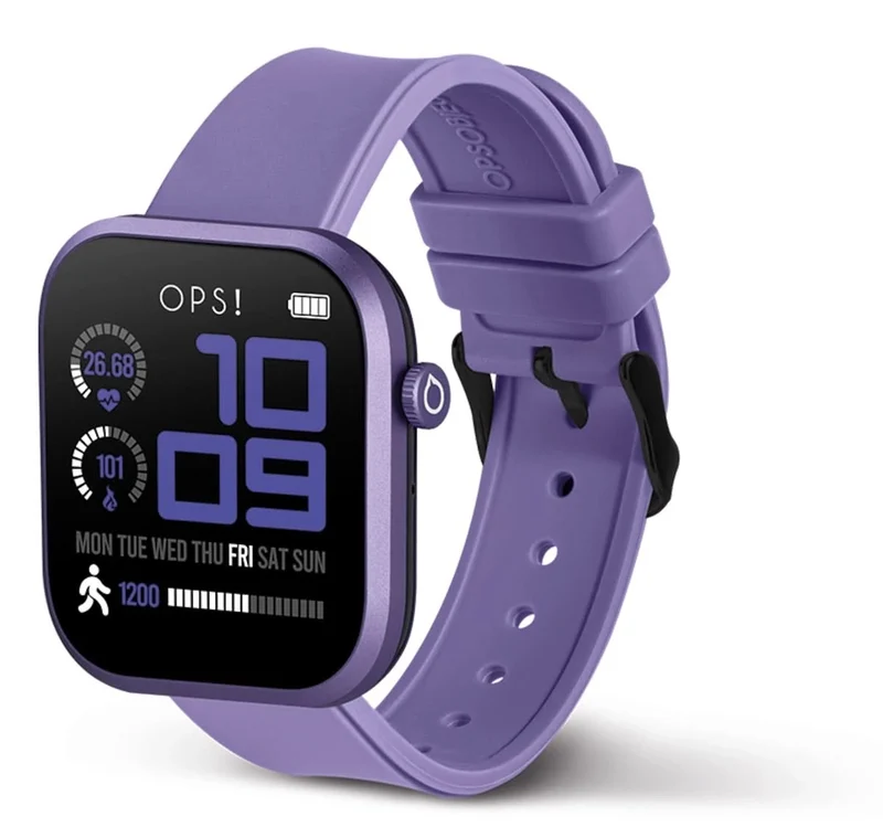 OPS! SMART CALL PRO OPSSW-56 Unisex-Smartwatch • Italienisches Pop-Design • Call & Fitness
