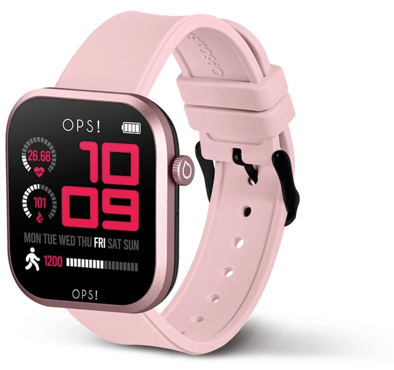 OPS! SMART CALL PRO OPSSW-55 Unisex-Smartwatch • Italienisches Pop-Design • Bluetooth Call & Fitness
