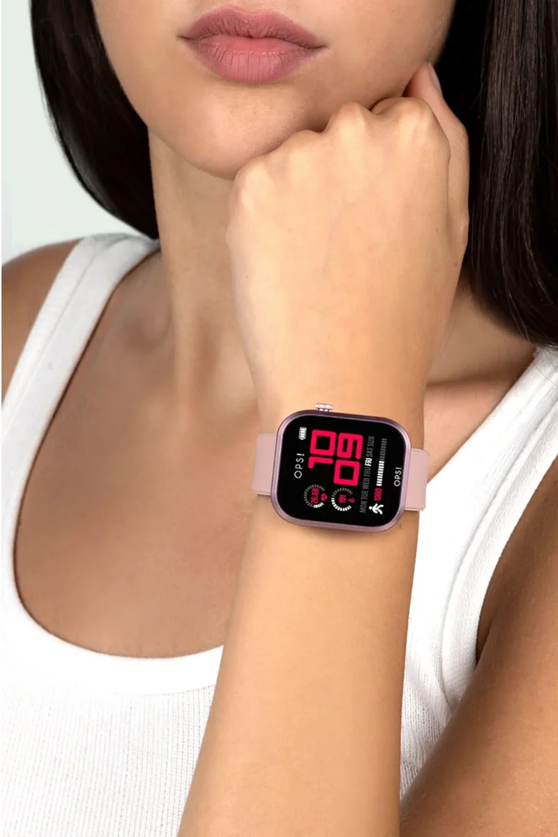 OPS! SMART CALL PRO OPSSW-55 Unisex-Smartwatch • Italienisches Pop-Design • Bluetooth Call & Fitness
