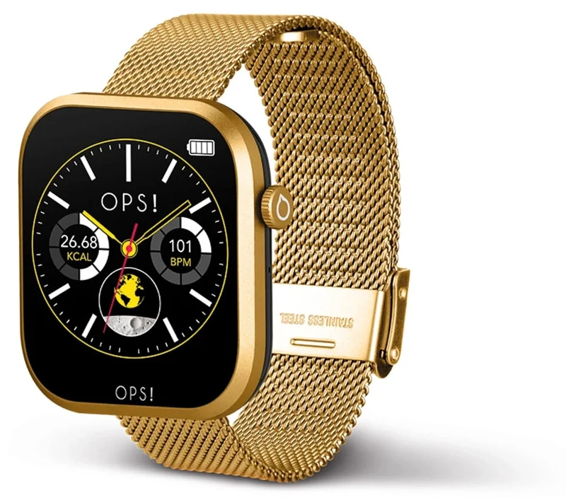 OPS! SMART CALL PRO OPSSW-61 Unisex-Smartwatch • Pop-Design • Call & Fitness