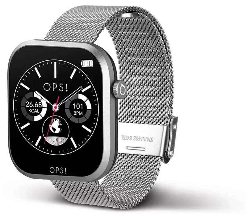 OPS! SMART CALL PRO OPSSW-60 Unisex-Smartwatch • Pop-Spirit • Bluetooth-Telefonie