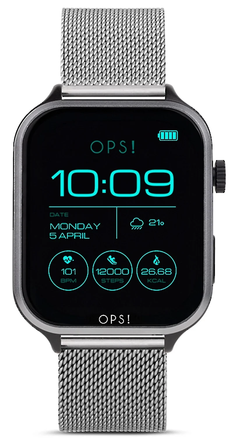 OPS! SMART Call Max Amoled OPSSW-45 Unisex-Smartwatch • Pop-Spirit • Call-Funktion