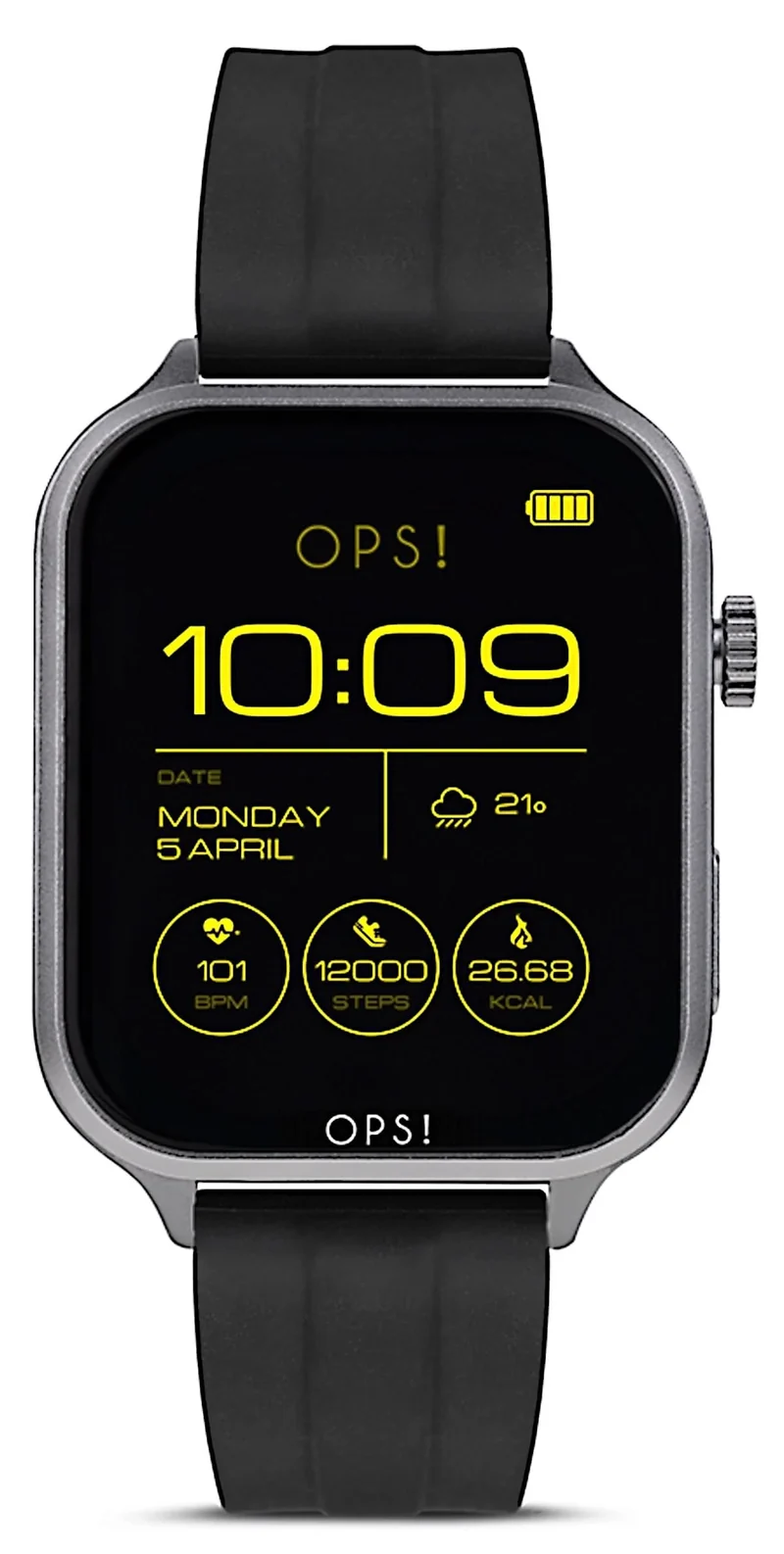 OPS! Smart Call Max OPSSW-50 Unisex-Smartwatch • Italienischer Pop-Spirit • Smart Call