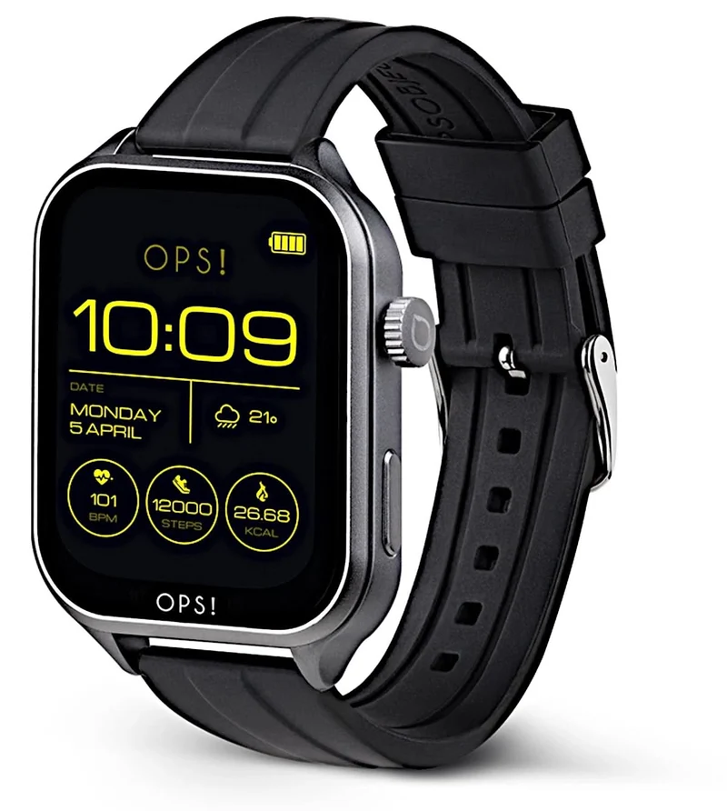 OPS! Smart Call Max OPSSW-50 Unisex-Smartwatch • Italienischer Pop-Spirit • Smart Call