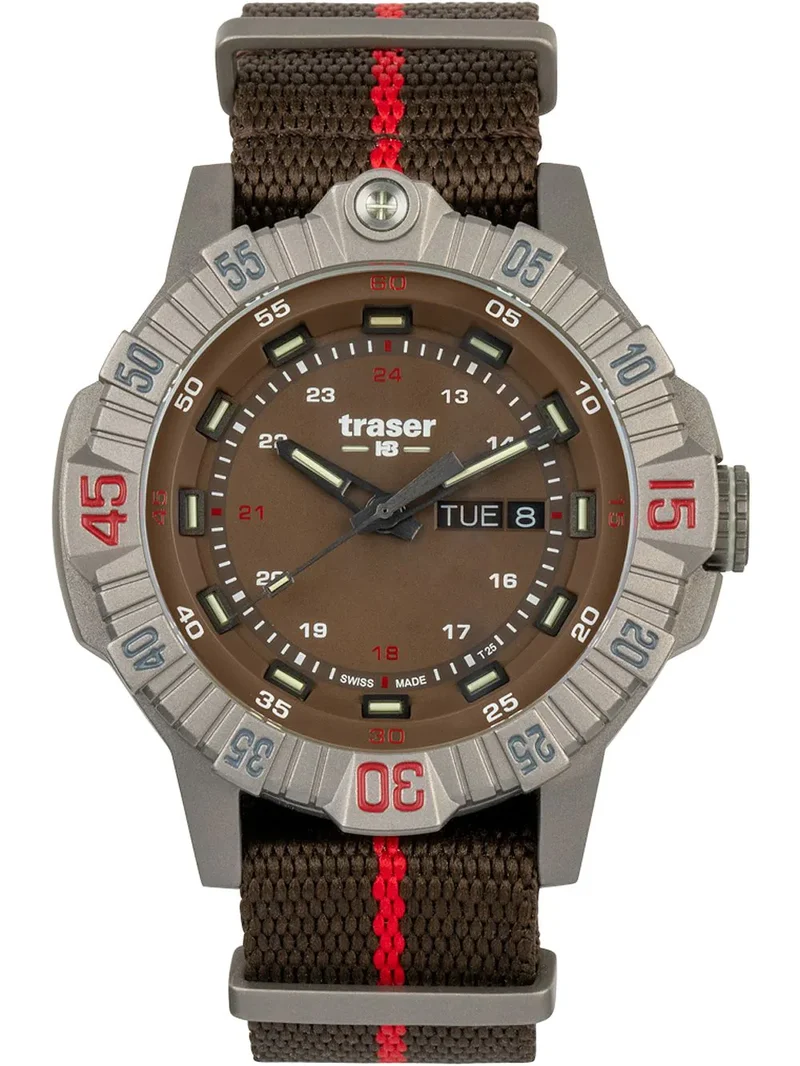 Traser P99 T Tactical Brown 110669 Herrenuhr • Trigalight • Titan