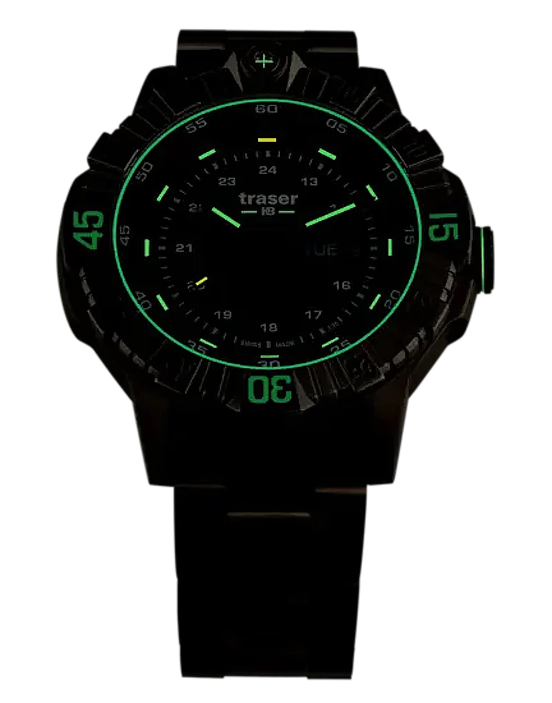 Traser P99 T Tactical 110666 Herrenuhr • Trigalight H3 • Titan