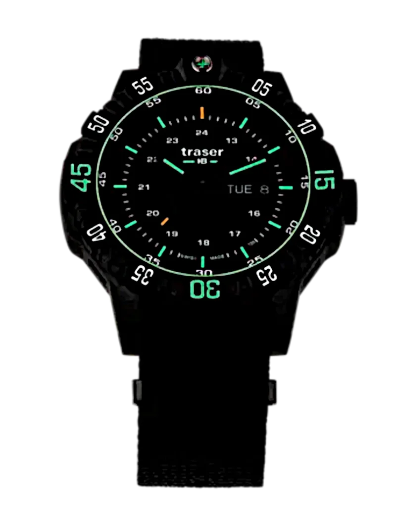 Traser P99 Q Tactical Black 110722 Herrenuhr • Trigalight • Swiss Made