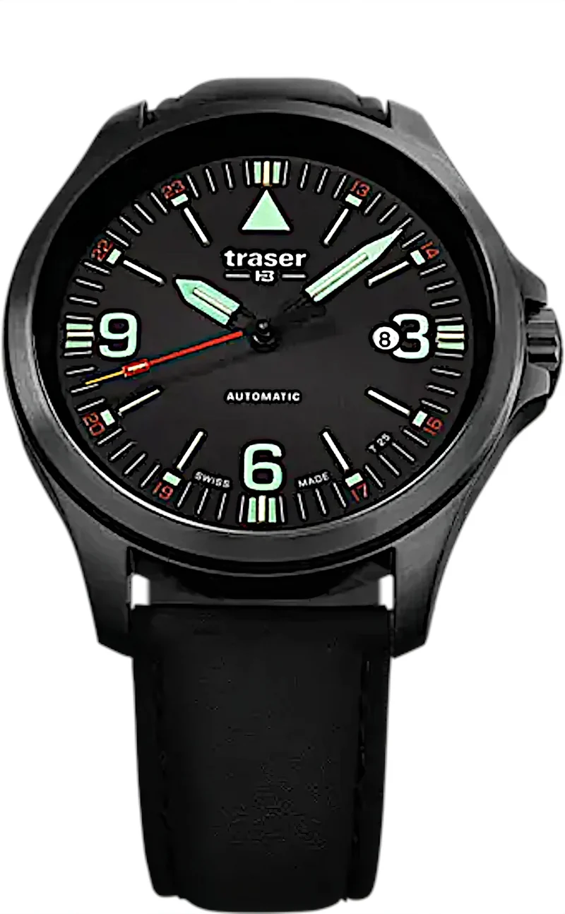 Traser P67 Officer Pro Automatic 108075 Herrenuhr • Trigalight H3 • Swiss Made