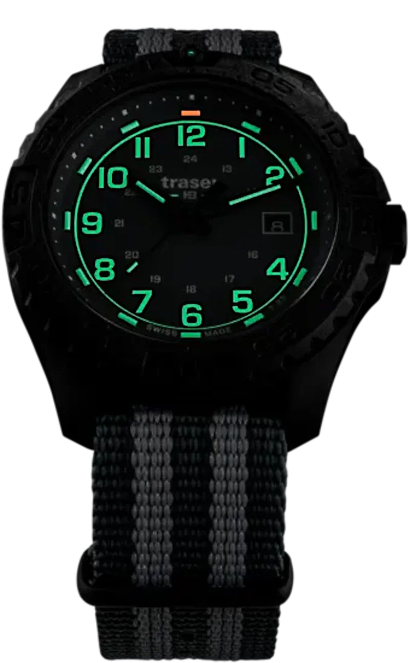 Traser P96 OdP Evolution 109037 Herrenuhr • Trigalight H3 • Swiss Made