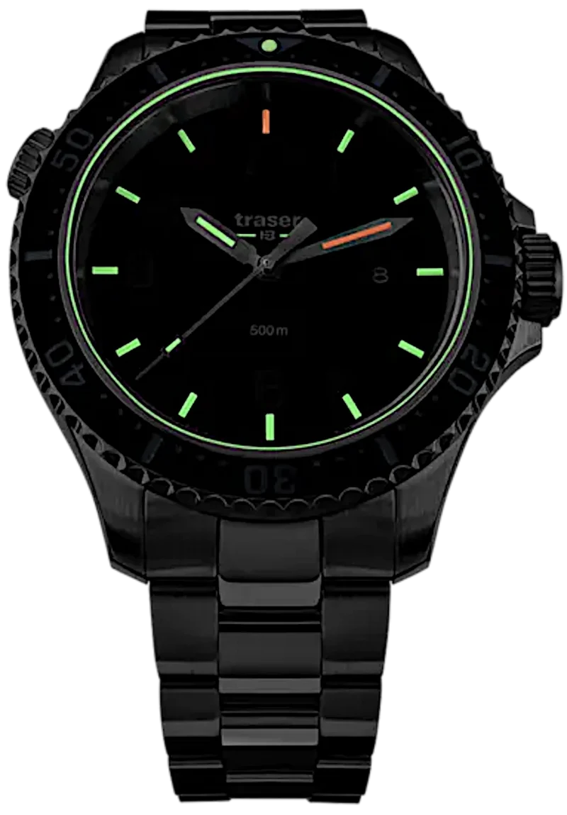 Traser P67 Diver 109376 Herrenuhr • Trigalight H3 • 50 ATM Wasserdicht