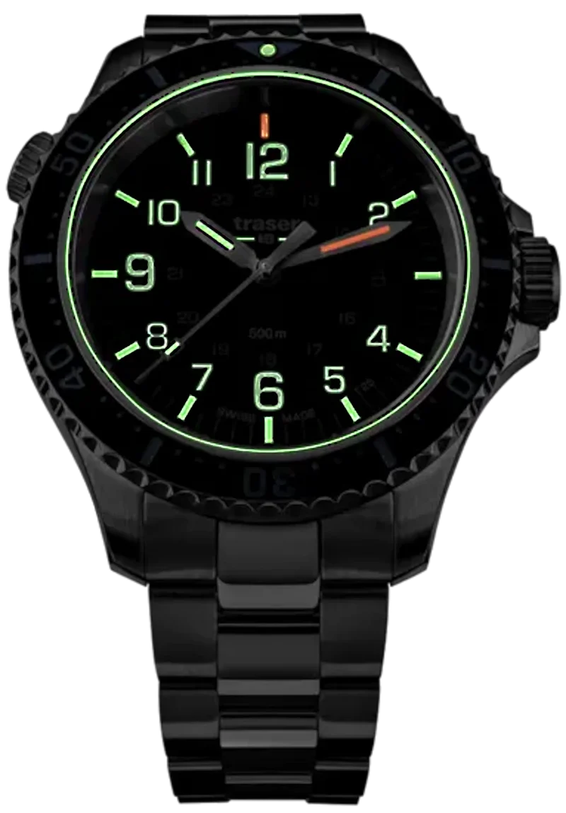 Traser P67 Diver 109373 Herrenuhr • Trigalight • 50 bar
