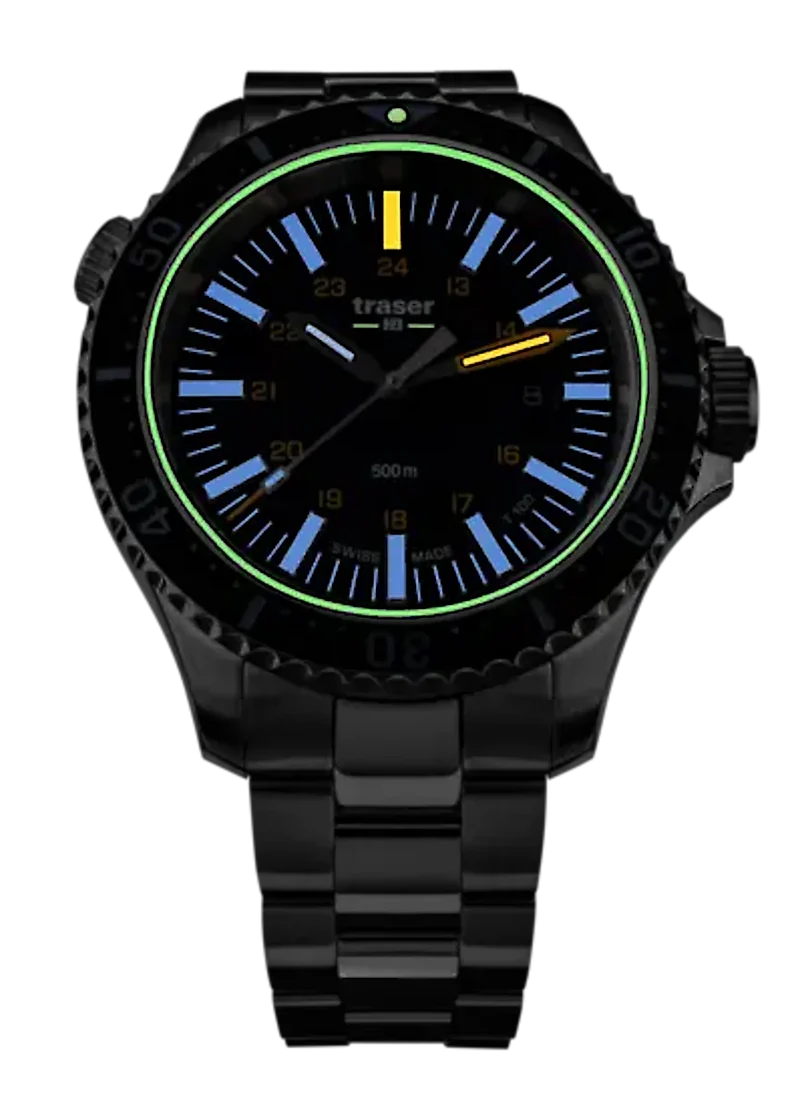 Traser P67 Diver T100 Blue 109372 Herrenuhr • Trigalight • 50 bar