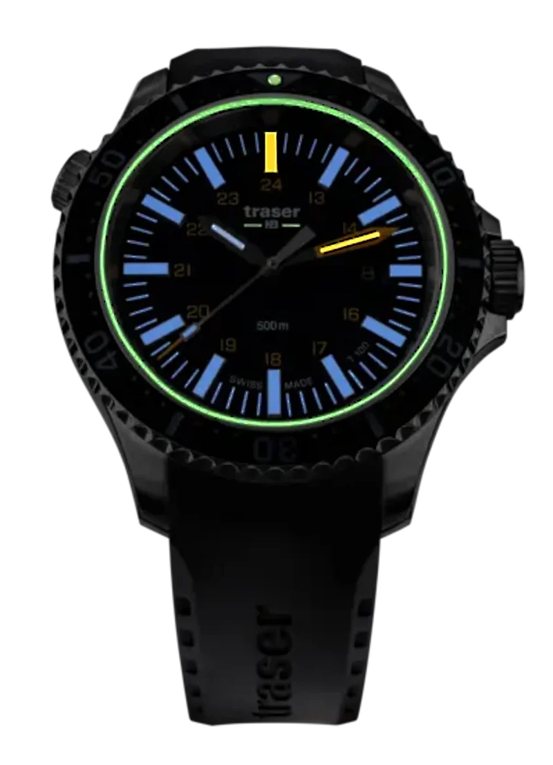 Traser P67 Diver 109371 Herrenuhr • T100 Trigalight • 50 bar