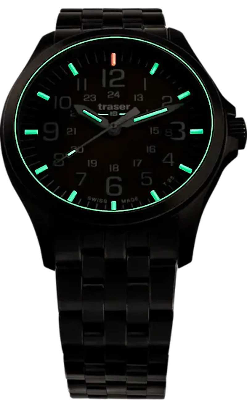 Traser P67 108738 Herrenuhr • Trigalight • Swiss Made