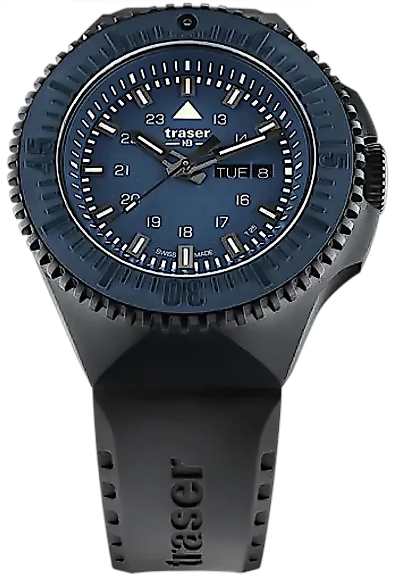 Traser P69 Black Stealth 109857 Herrenuhr • Trigalight H3 • Swiss Made