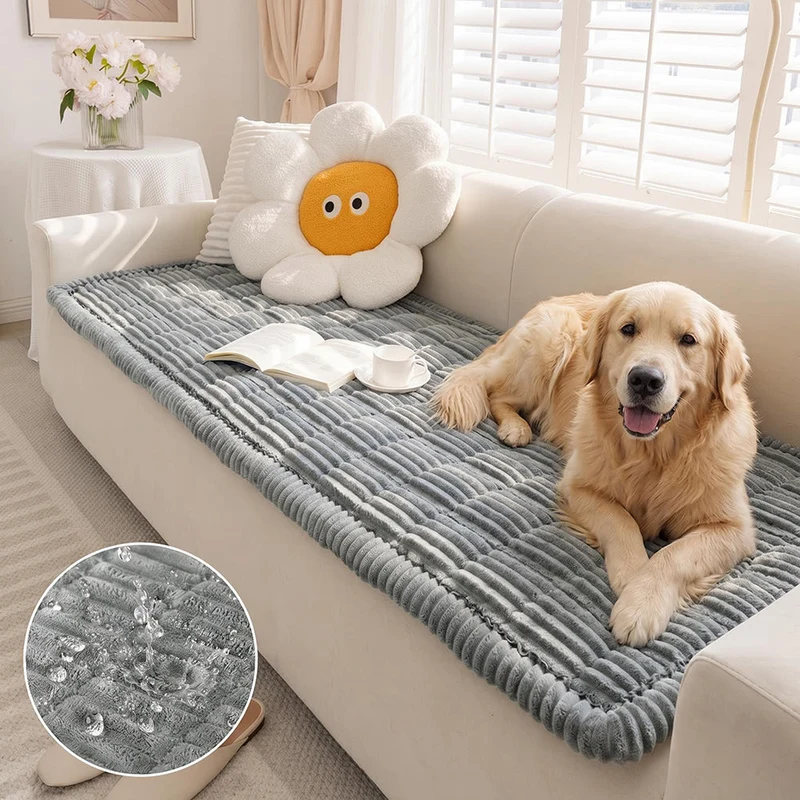 Waterdichte Antislip Bankhoes Ademend Flanel 50×50 cm tot 90×210 cm Bankbeschermer Woonkamer Meubelbescherming | Sansoti