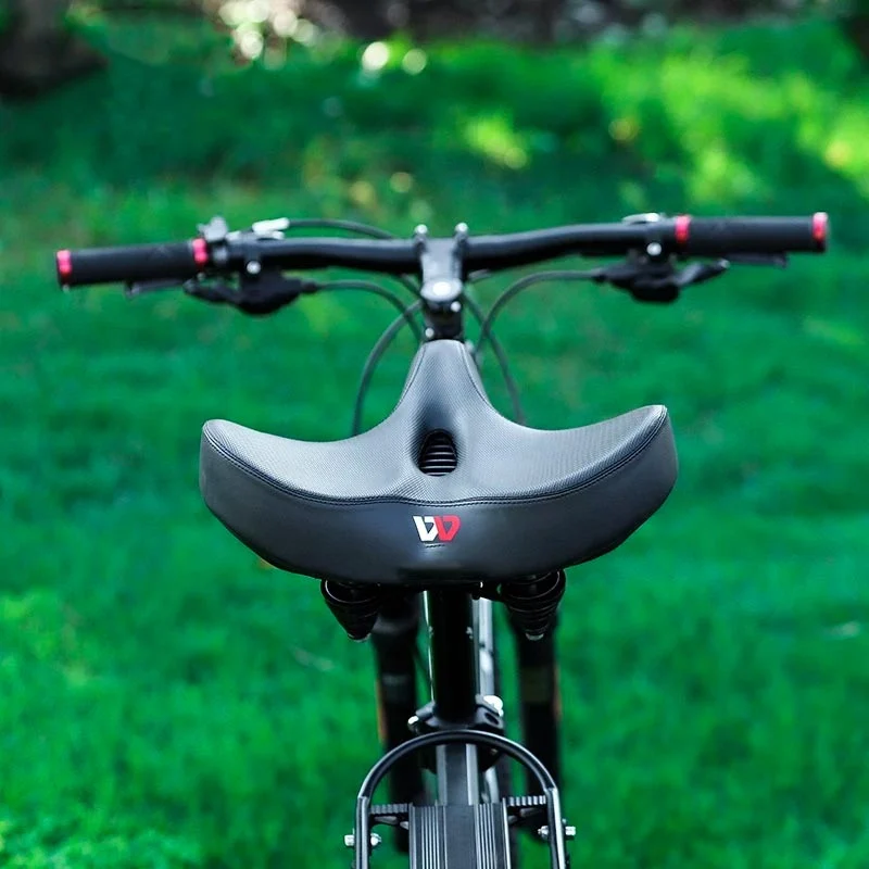Ergonomisch Fietszadel Breed Ademend 23cm Gel Vulling Comfortabel Rijden Lange Tochten Universeel Pasvorm | Sansoti