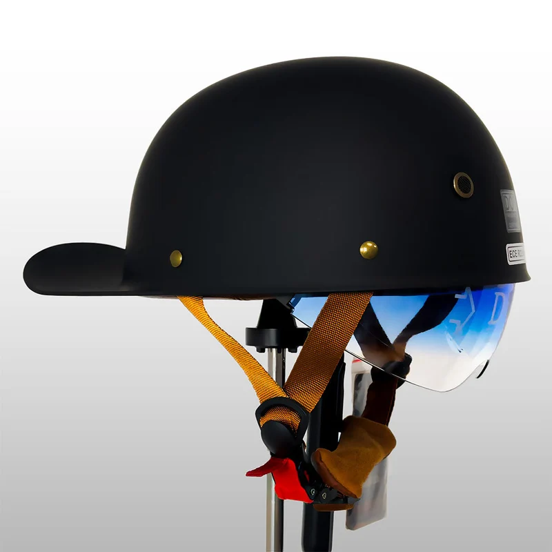 Motorhelm Halfopen Baseball Stijl DOT ECE Gecertificeerd Dagelijks Rijden Veiligheid Comfort Bescherming | Sansoti
