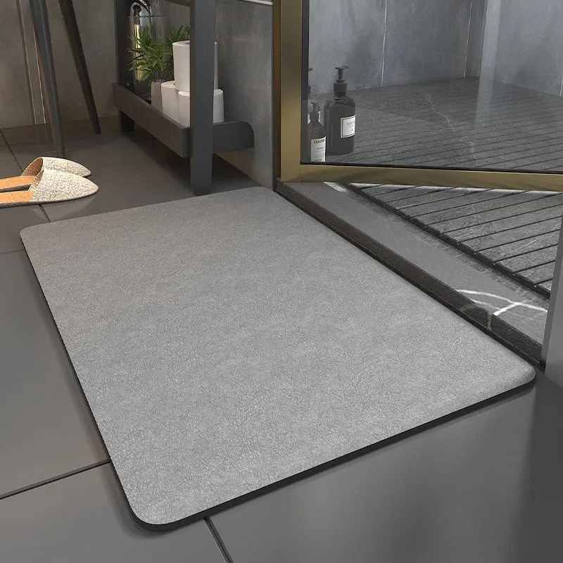 Sneldrogende Badmat Antislip Microvezel Badkamermat Zachte Douchemat Veilig Modern Absorberend Hygiënisch | Sansoti