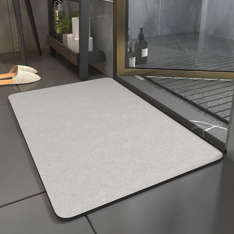 Sneldrogende Badmat Antislip Microvezel Badkamermat Zachte Douchemat Veilig Modern Absorberend Hygiënisch | Sansoti