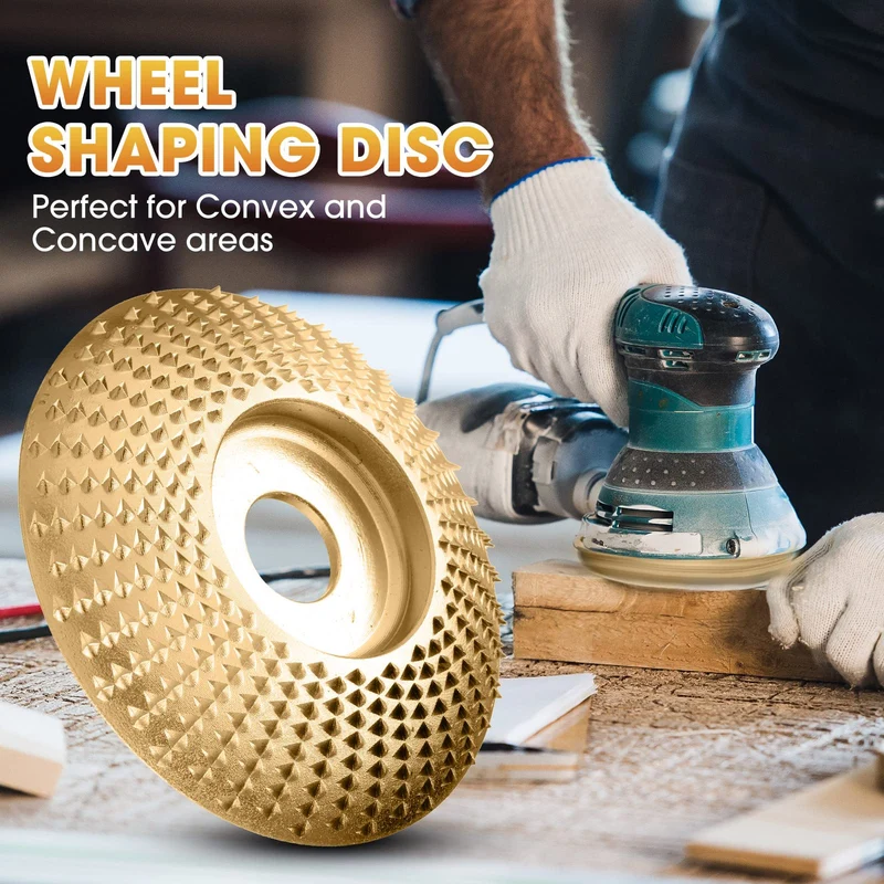 Slijpschijven Set Wolfraamcarbide 3-delig Houtbewerking Haakse Slijper 100mm 16mm Boring Vlak Hoekig Boog | Sansoti