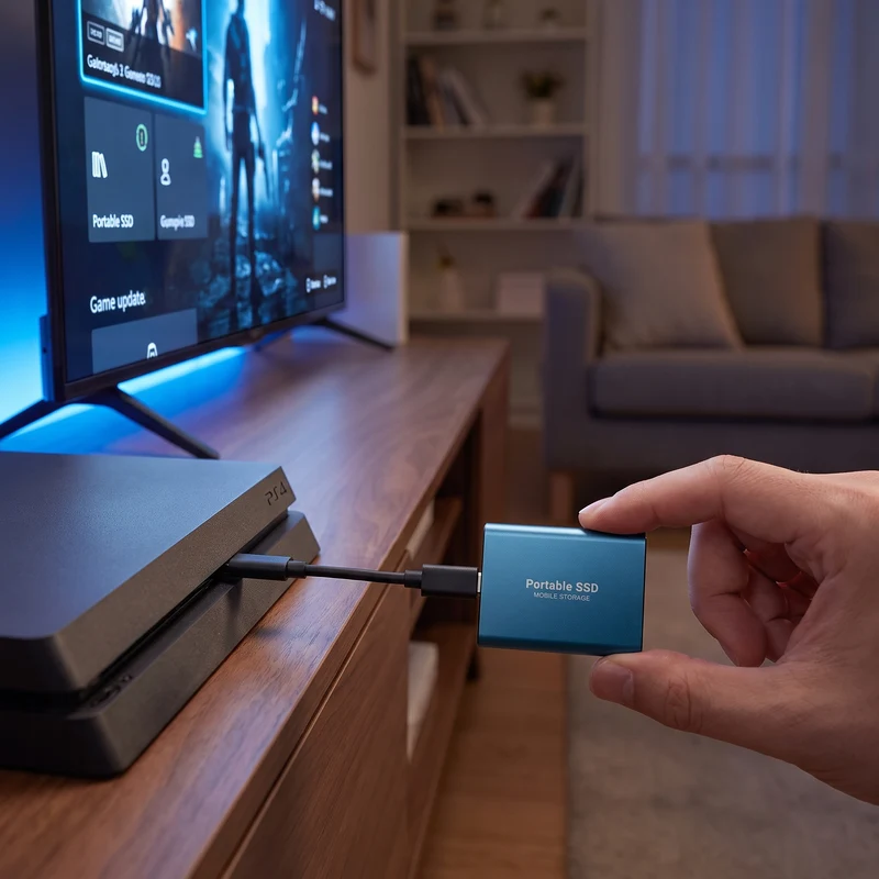 Externe SSD PS5 en Xbox USB-C 1TB tot 30TB Aluminium Plug and Play | Sansoti