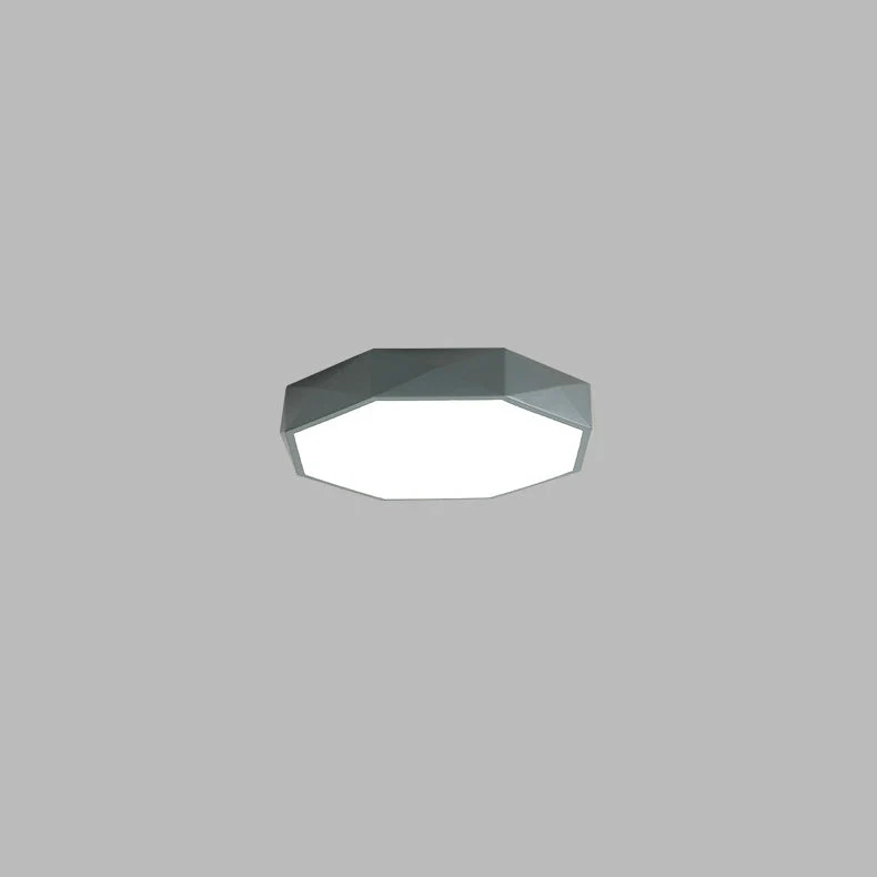 Plafondlamp Gang 30 cm Dimbaar LED IJzer en Acryl Lage Plafonds Flush Mount | Sansoti