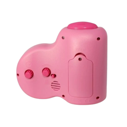 Atlanta Einhorn 2145/17 Wecker Pink • Kinderwecker mit Licht • Schleichende Sekunde