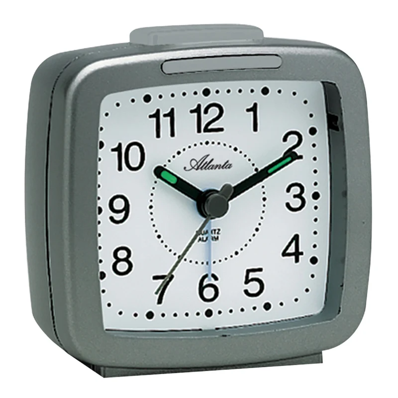 Atlanta 1380/4 Wecker Dunkelgrau • Quarzwerk • Repetition & Crescendo-Alarm