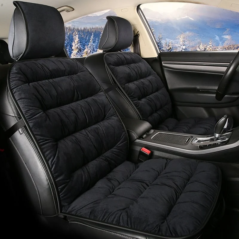 Autostoelhoes Pluche – Comfortabele Stoelbeschermer voor Auto – Universele Pasvorm met Polyestervulling | Sansoti