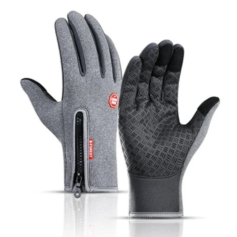Waterbestendige en Winddichte Handschoenen – Zachte Fleece Voering Thermo Touchscreen Compatibel – Unisex Winter Handschoenen Outdoor Sport Fietsen Wandelen | Sansoti
