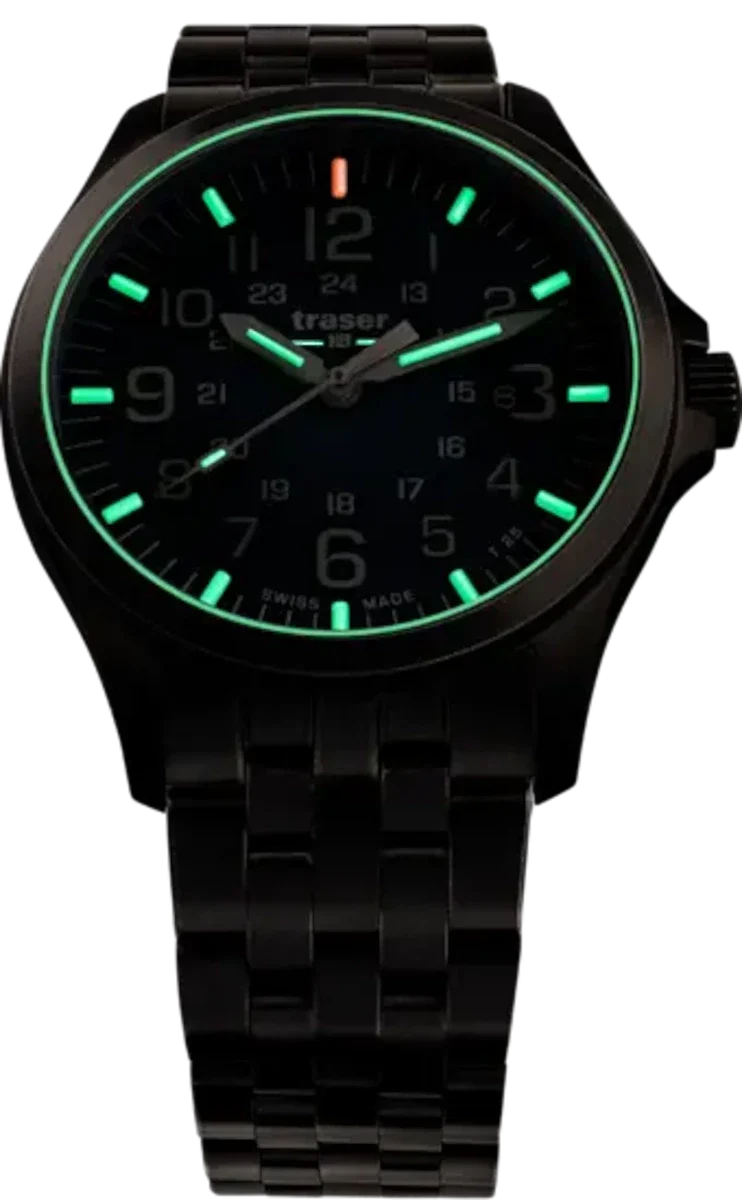 Traser P67 Officer Pro 108739 Herrenuhr • Trigalight • H3