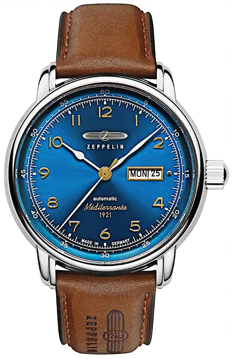 Zeppelin 100 Years Méditerranée 9664-3 Herrenuhr • Automatikwerk • Made in Germany