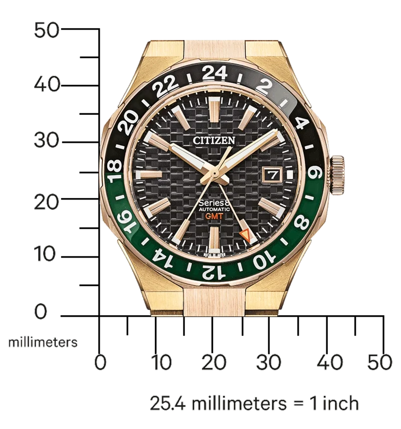 Citizen Series 8 NB6033-51E Herrenuhr • Automatik GMT • Saphirglas